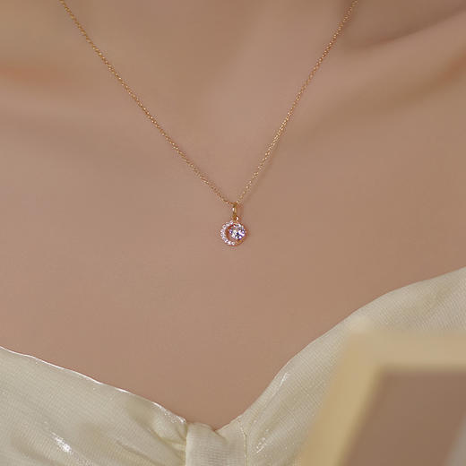 【星月清欢】925纯银星月锆石项链【BF-NS3300】 商品图1