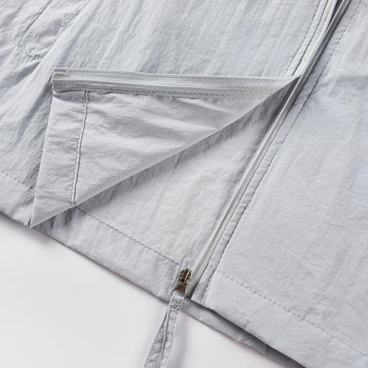 GXG男装25夏季舒适透气时尚拼接百搭情侣款连帽防晒服K&C 商品图11