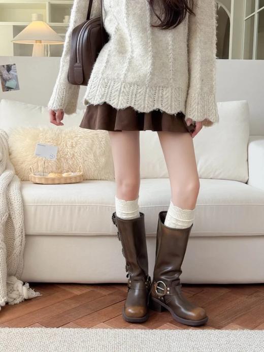 <曾小咸推荐> 重工镂空针织小腿袜 日常价79.99/2双！活动价39.99/2双！【预售款，预计3-15天发货】 商品图10