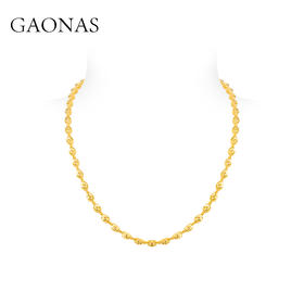 GAONAS  贵气老钱金色元宝多功能项链11872ZGO