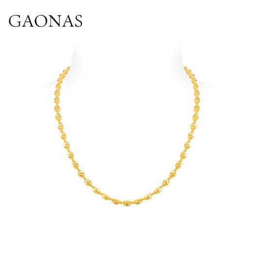 GAONAS  贵气老钱金色元宝多功能项链11872ZGO 商品图0