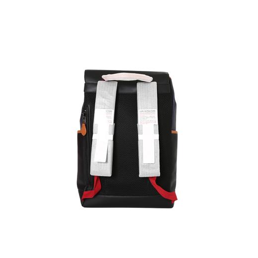 抽绳翻盖-牛皮-书包背包双肩包-大号-男款-黑色 商品图2