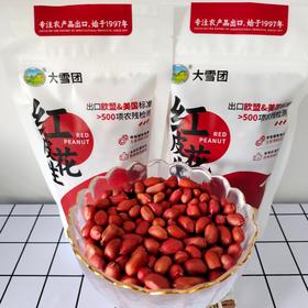 东北红皮花生 优选当季新生产 纯净无杂质 自然晾晒 甘甜清香 口味鲜美 颗粒饱满