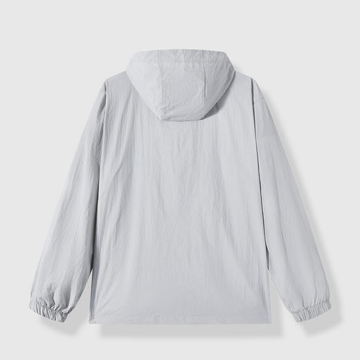 GXG男装25夏季舒适透气时尚拼接百搭情侣款连帽防晒服K&C 商品图3