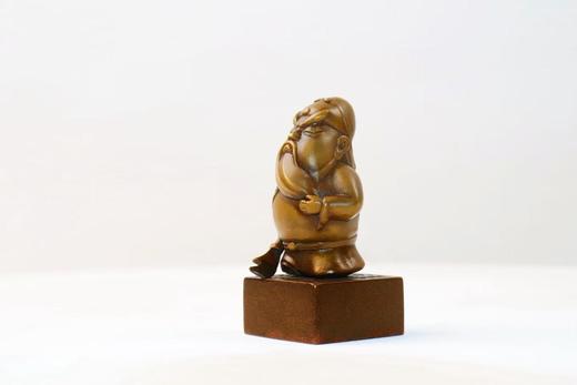 铜制仿古关公福寿康宁香薰炉摆件 商品图1