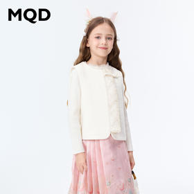 【秒1】【MQD】女童冬季时尚精致小香风休闲马甲