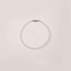 彩云系列S925银 淡水珍珠手链 3-4mm