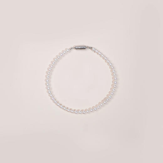 彩云系列S925银 淡水珍珠手链 3-4mm 商品图0