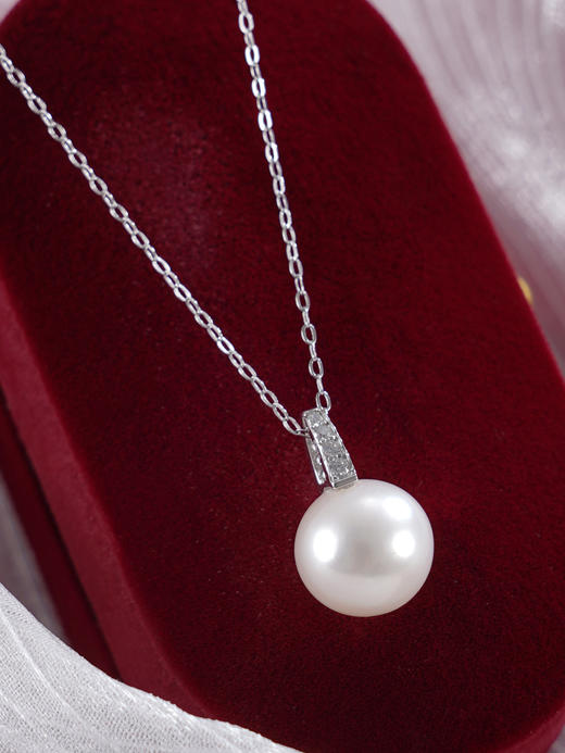 子佩集【小清欢】银S925珍珠惜王妃套链【MLTL023】10mm珠吊球一字2601 商品图3