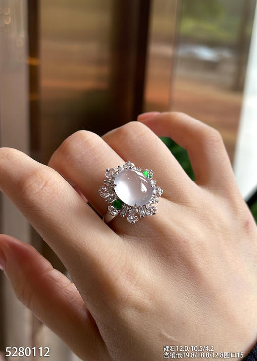 5280112，蛋面戒指。具体价格微信咨询 商品图2