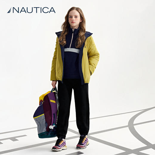 NAUTICA诺帝卡童装 针织加绒卫裤 NK340164 商品图9