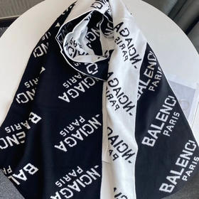 秋冬特惠💰170 巴黎世家围巾 男士围巾冬季精品上市 羊毛 新工艺柔软