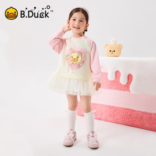 【驱蚊抗菌】B.Duck小黄鸭童装连衣裙90-140 FF1780098 商品图0