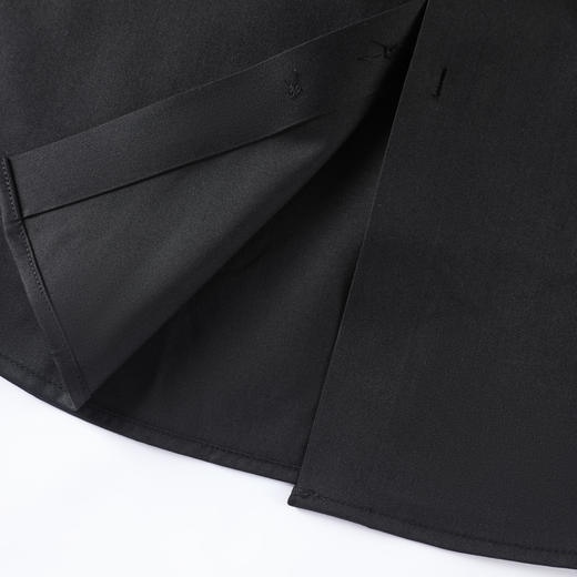 GXG男装秋季经典翻领简约纯色无痕设计男式休闲长袖衬衫K&C 商品图9