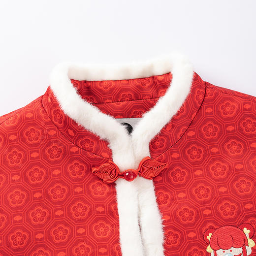 【秒1】【MQD】女童冬季新年喜庆国潮马面裙立领套装 商品图5