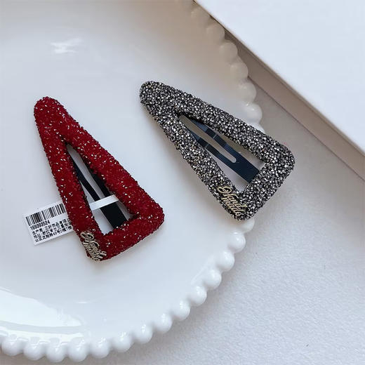 轻奢钻饰边夹发夹-纪念日百货门店同款169393516 商品图4