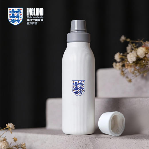 【官方正版】英格兰国家队 | 白色队徽保温杯户外便携水杯 商品图3
