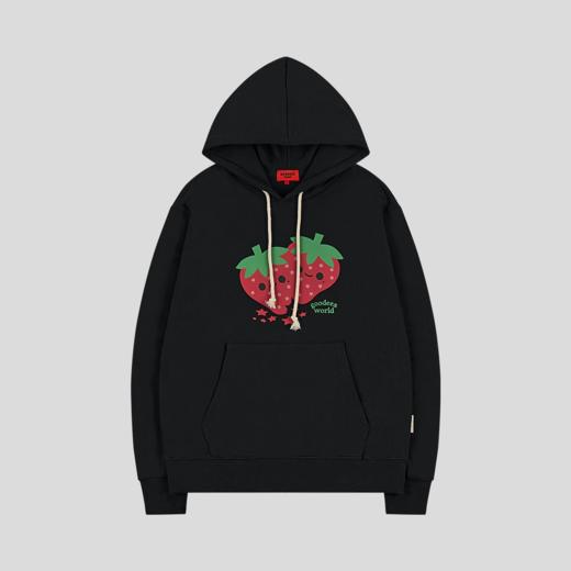 GOODBAI GOODEES 新款个性宽松草莓连帽卫衣 商品图4
