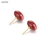 AJIDOU阿吉豆耳饰女S925银红色方糖百搭经典通勤轻奢耳钉女士耳圈AC25H0252D30【预售20天发货】 商品缩略图2