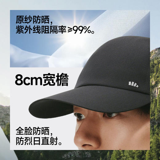 【春上新】【新品】6楼蕉下男士轻薄三防鸭舌防晒帽WR732吊牌价149 商品图1