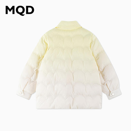 【秒1】【MQD】女童冬季梦幻潮酷渐变休闲翻领羽绒服 商品图6