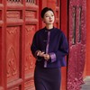西子/锦绣含章100羊毛呢拼宋锦手工盘扣新中式外套/WTTJ0803 商品缩略图2