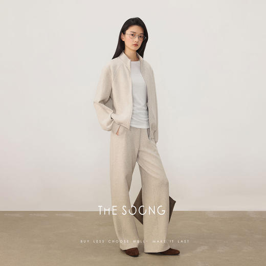 THESOONG早春新款"七合一"立裁分割线亲肤糯感弹力时尚套装8282/8237 商品图6