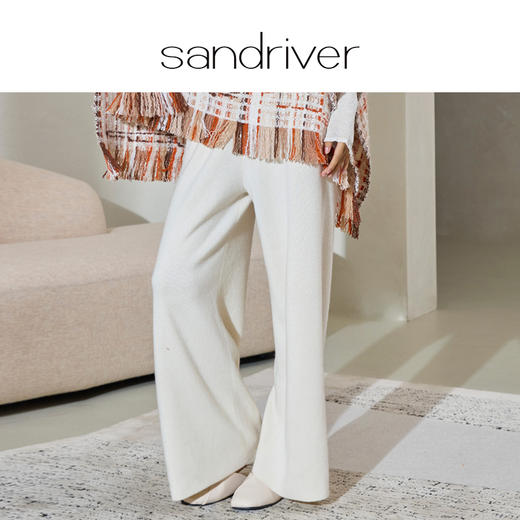 羊绒女式直筒裤 SJF95K636AA 商品图0