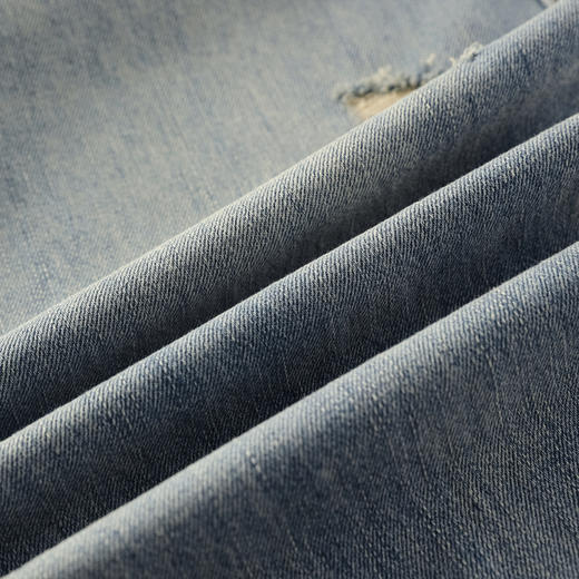 GXG男装秋季时尚潮流破洞款男士百搭牛仔休闲直筒长裤K&C 商品图10