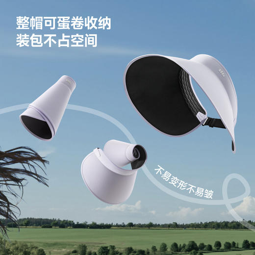 【春上新】【新品】6楼蕉下女士一体无痕灯罩防晒帽UL712吊牌价229 商品图3
