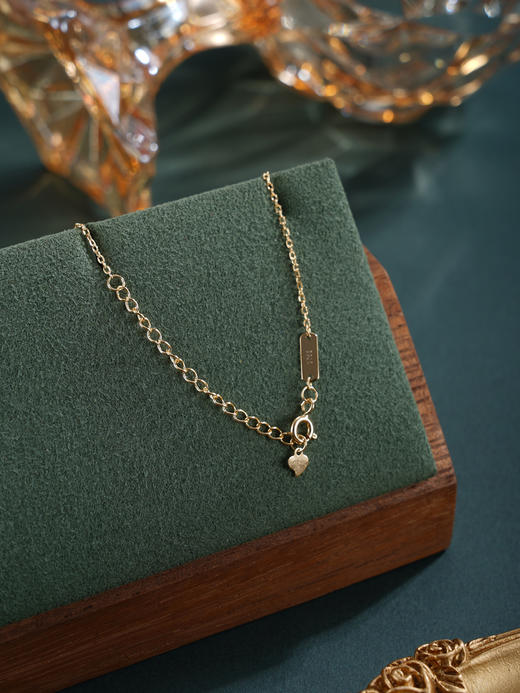 子佩集【小欢喜】银S925珍珠惜王妃套链【MLTL019】6.5mm珠镀金云朵三瓣花2601 商品图6