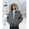【YW】无忧购“清仓福利”户外男款防泼水保暖连帽棉服可拆卸毛领棉衣派克服MD5163（截单后3-5天发货） 商品缩略图0