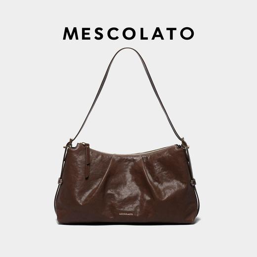 Mescolato hobo懒懒包手工植鞣皮大容量通勤单肩腋下包 商品图2