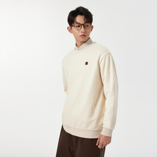 GXG男装【立体字母】秋季时尚运动风男款圆领休闲长袖卫衣K&C 商品图3