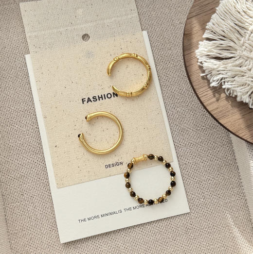 Oups三层美拉德复古戒指虎眼石 商品图14