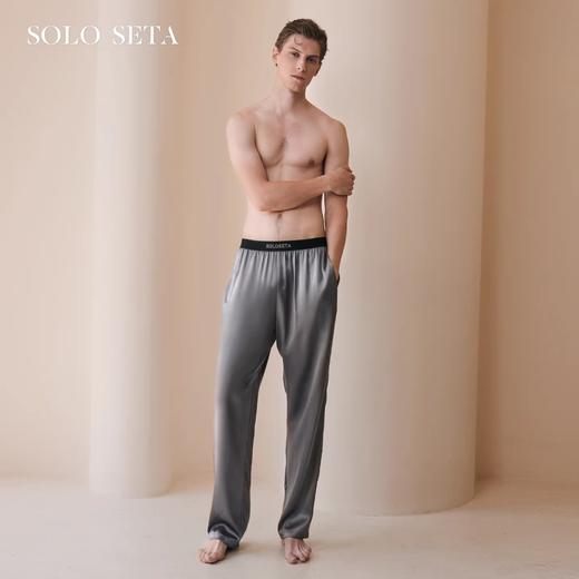 Solo seta22姆米男士真丝睡裤桑蚕丝印花可外穿长裤2025秋冬新款 商品图0