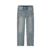 GXG男装秋季时尚潮流破洞款男式百搭牛仔休闲直筒长裤K&C 商品缩略图5