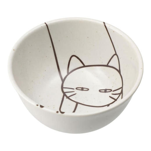 厨房日式超轻量餐具大碗饭碗圆盘餐盘 黑猫白猫 商品图6