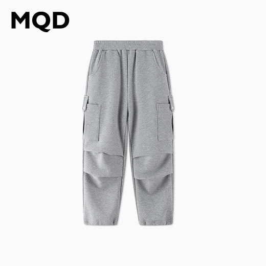 【秒3】【MQD】女童冬季潮酷大口袋伞兵裤型针织长裤 商品图4