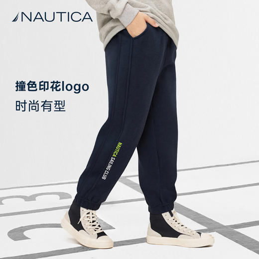 NAUTICA诺帝卡童装 针织加绒卫裤 NK340164 商品图6