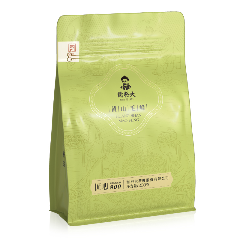 谢裕大黄山毛峰匠心800系列袋装250g