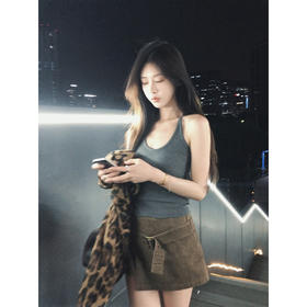 现货  西部少女 复古做旧氛围 甜酷少女感裙裤