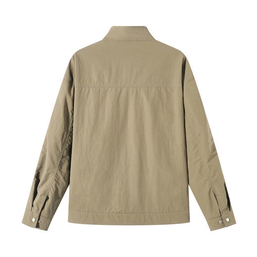 GXG男装25秋季时尚潮流简约翻领夹克宽松舒适百搭休闲男士外套K&C 商品图9