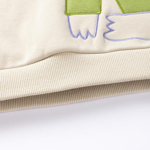 【特】【MQD】男小童冬潮酷清新撞色贴布绣半高领卫衣 商品图6