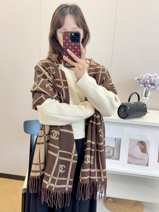 秋冬特惠💰150 香奈儿围巾 秋冬男女同款 商品图7
