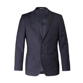 Marco Azzali 藏青色西服单上衣 AG63003A1