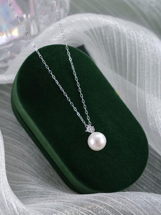 子佩集【恰好圆满】银S925珍珠惜王妃套链【MLTL029】7mm珠吊球星点2601 商品图2