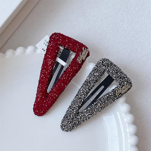 轻奢钻饰边夹发夹-纪念日百货门店同款169393516 商品图3