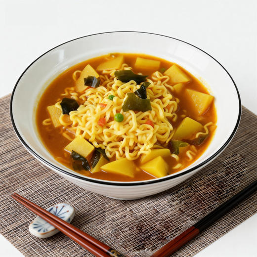 台湾承昌蒸泡面 | 100g/420g 番茄/胡麻酱/酸辣汤/蔬菜咖喱 纯素非油炸拉面汤面 速食方便面 商品图0