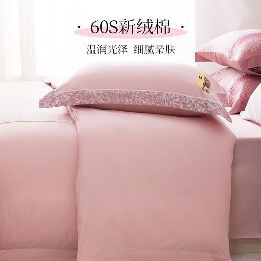 多喜爱 60S珍珠锦贡缎四件套 瑞亚尔Ⅰ/趣派风尚【A面韩国进口缎纹】【B面60S新疆长绒棉】【精美刺绣】【三方宽边】【专利床单】【礼盒包装】 商品图1